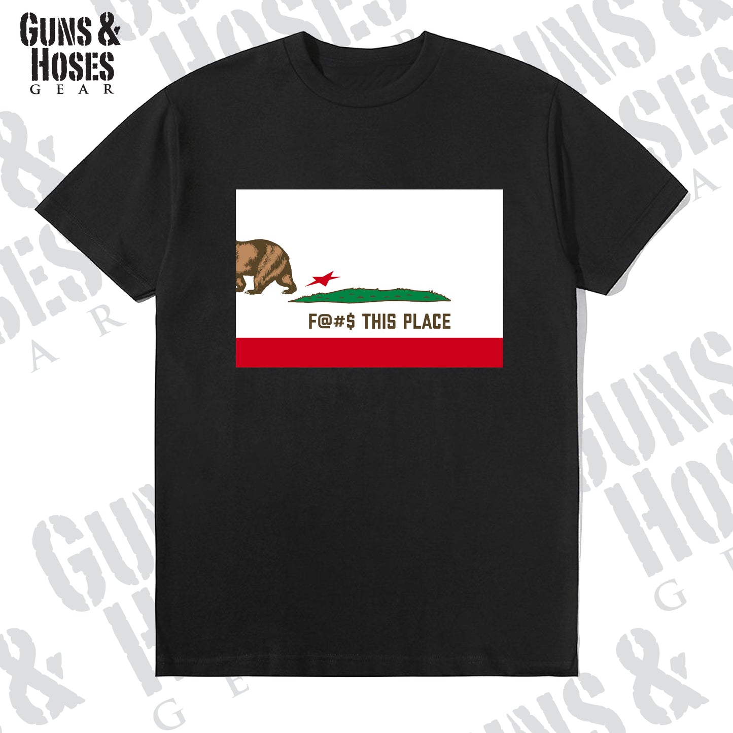 F*ck This Place T-Shirt - California, Leave California, Hate California, Fuck California