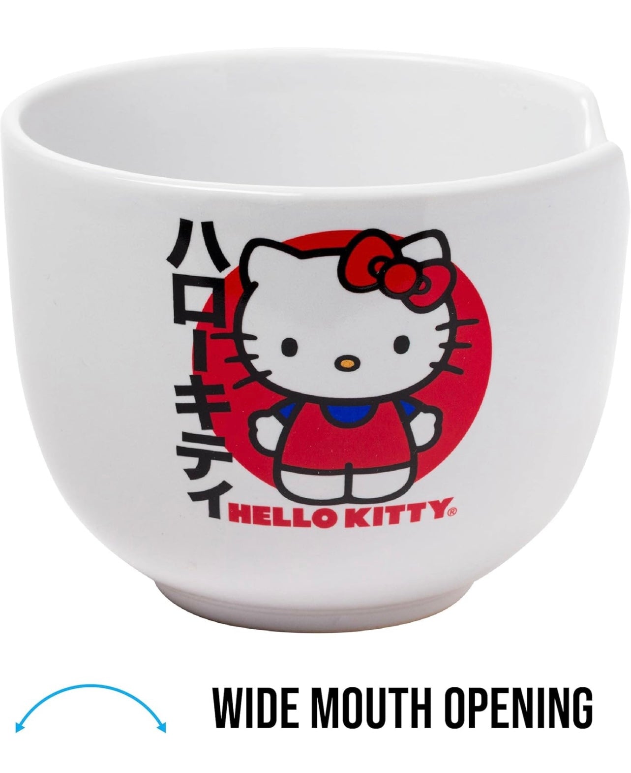 Officially Licensed Hello Kitty 20 oz Ceramic Ramen Bowl