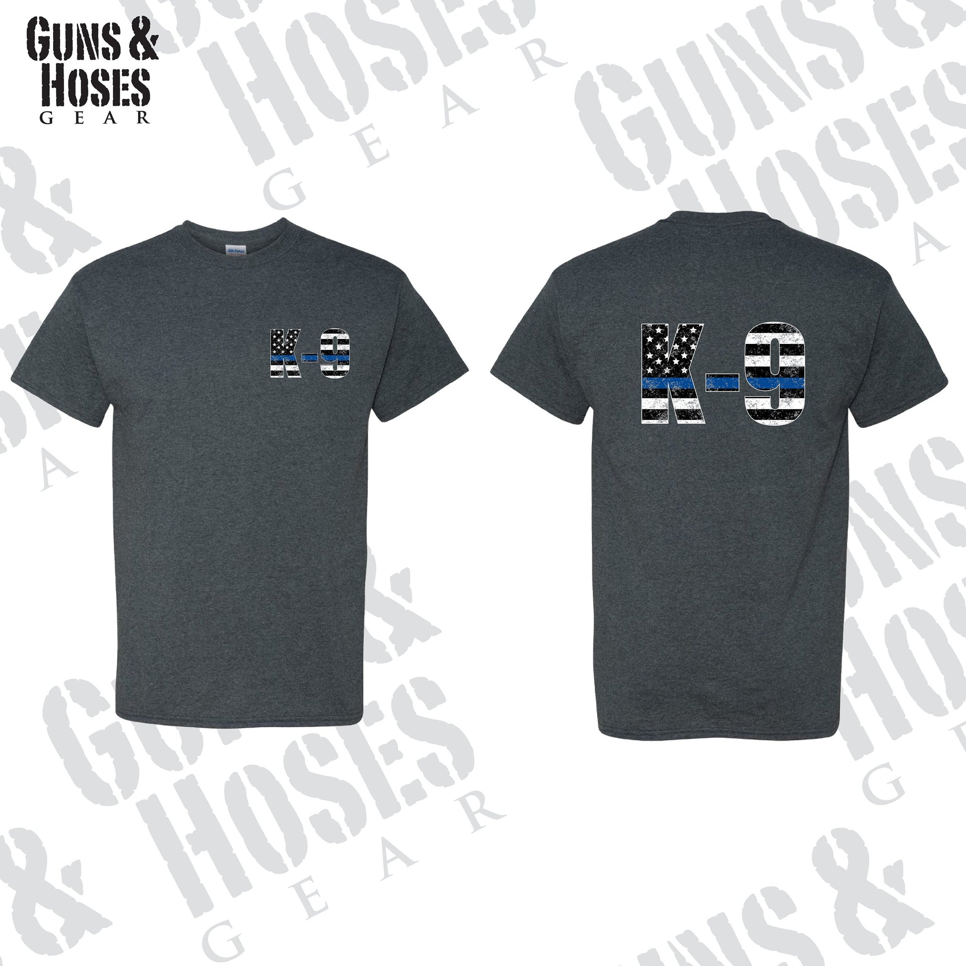 K-9 USA Thin Blue Line (Men's) T-Shirt, Police K9 T-Shirt, K9 T-Shirt