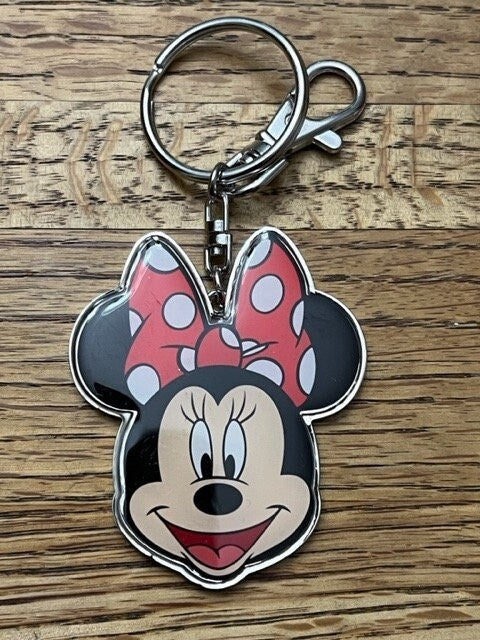 Officially Licensed Disney Minnie Mouse Lasered 2-Sided Keychain